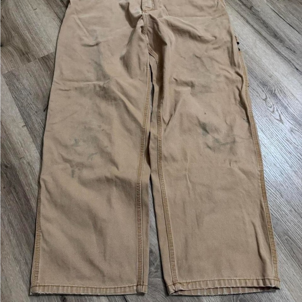 Carhartt baggy double knee workwear pants durable